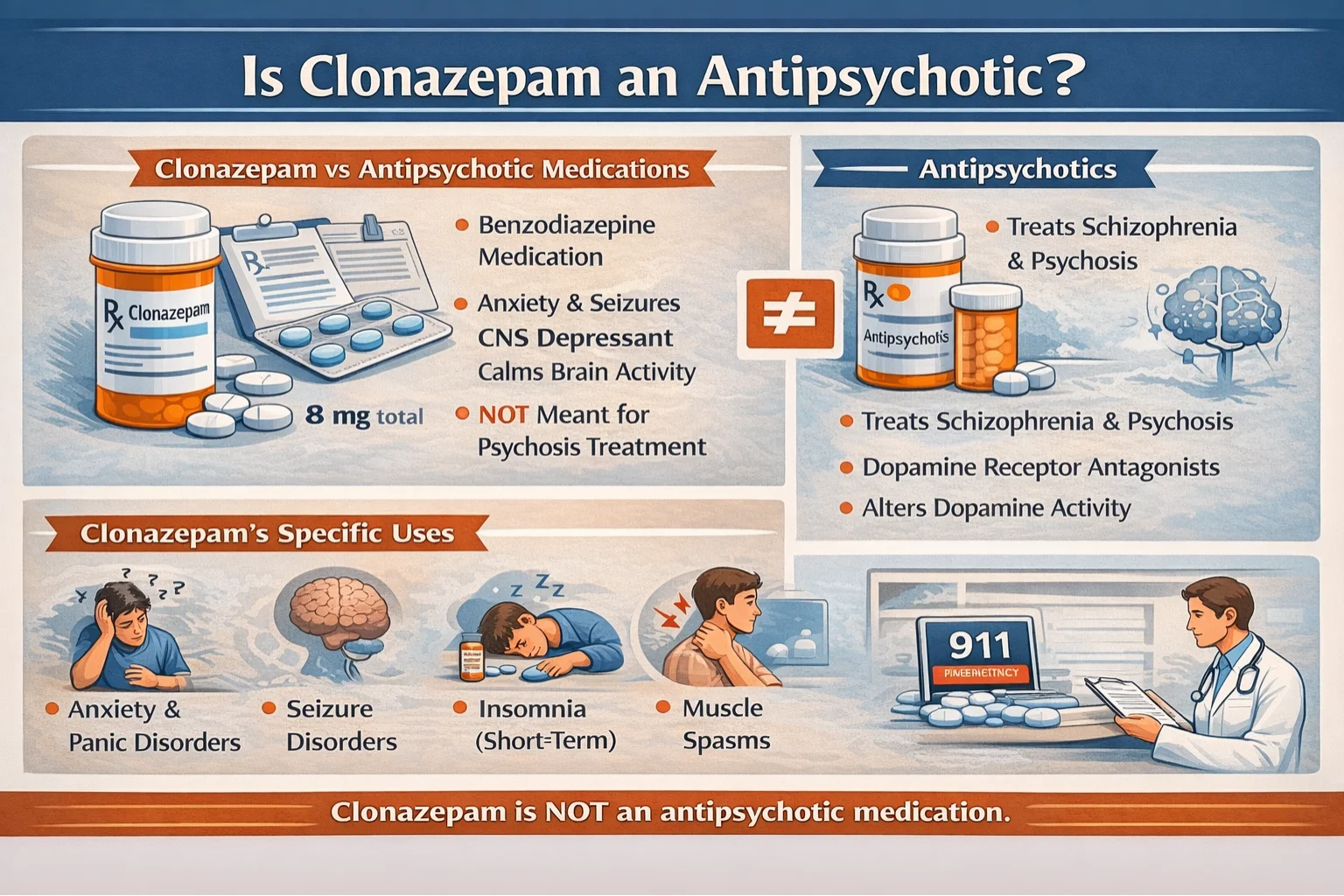 Is Clonazepam an antipsychotic