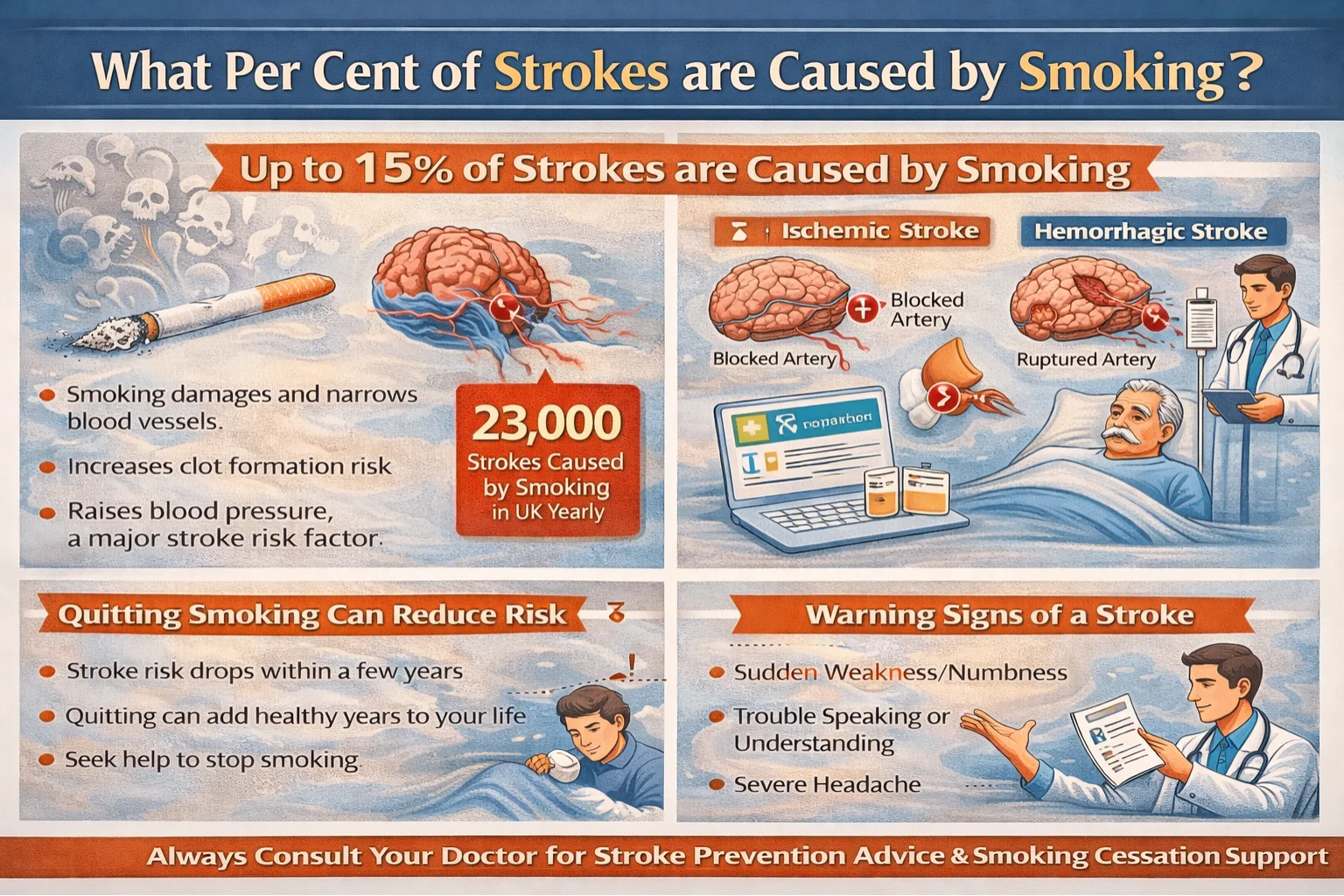 What Per Cent of Strokes are Caused by Smoking